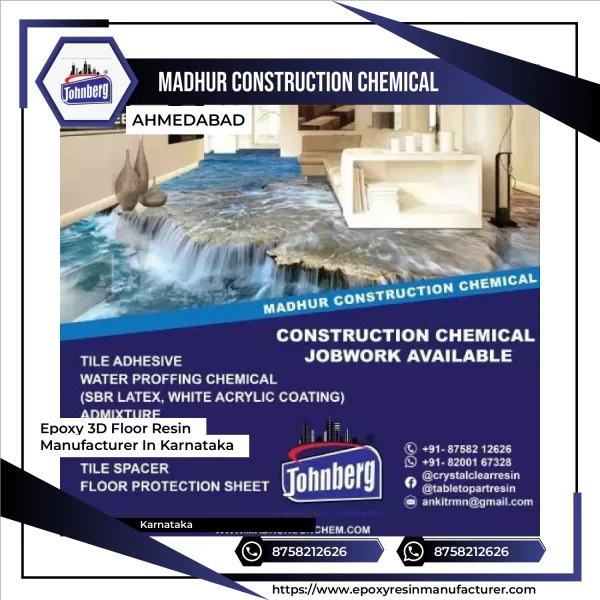 Epoxy 3D Floor Resin Manufacturer In Karnataka