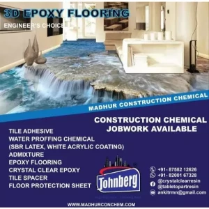 Epoxy 3D Floor Resin Manufacturers In Bengaluru