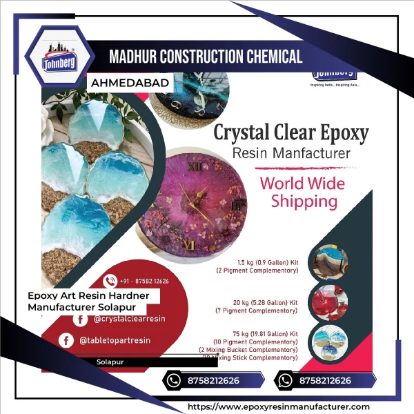 Epoxy Art Resin Hardner Manufacturer Solapur