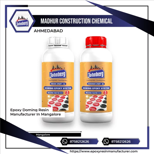 Epoxy Doming Resin Manufacturer In Mangalore