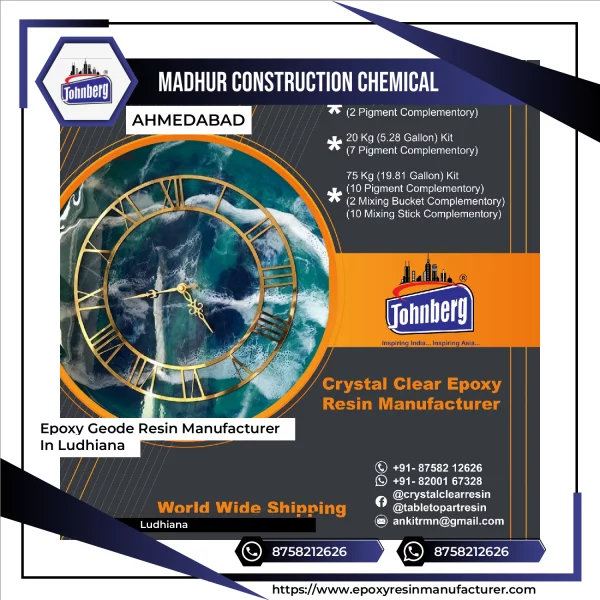 Epoxy Geode Resin Manufacturer In Ludhiana