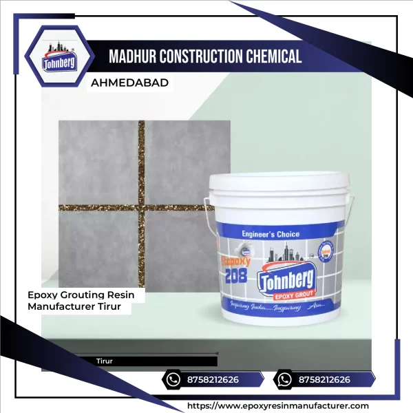 Epoxy Grouting Resin Manufacturer Tirur