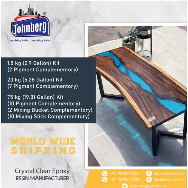 Epoxy Resin For Table Top In Baroda