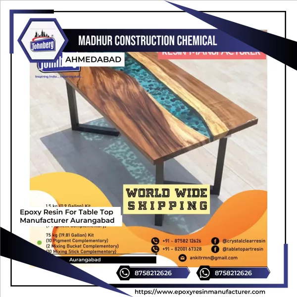 Epoxy Resin For Table Top Manufacturer Aurangabad