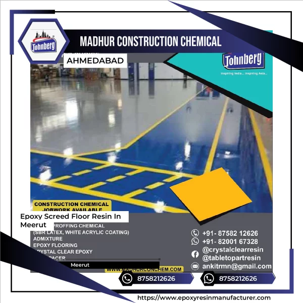 Epoxy Screed Floor Resin In Meerut