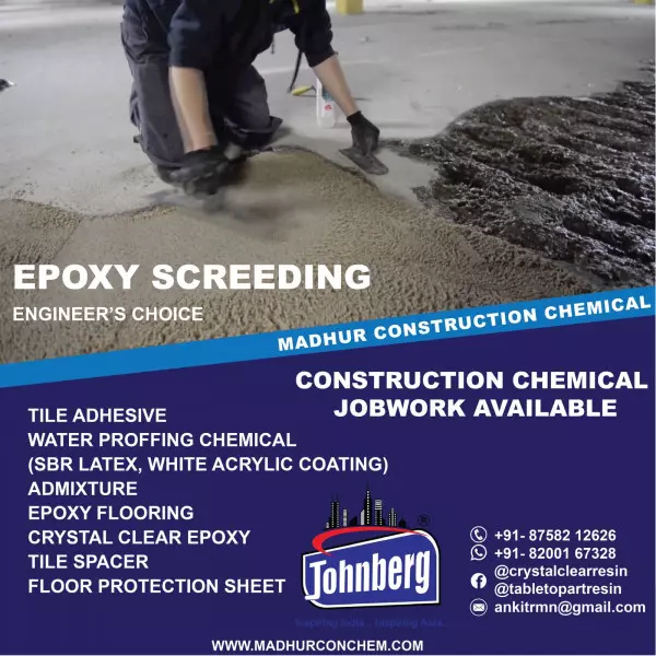 Epoxy Screed Floor Resin Manufacturers In Surat