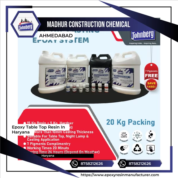 Epoxy Table Top Resin In Haryana