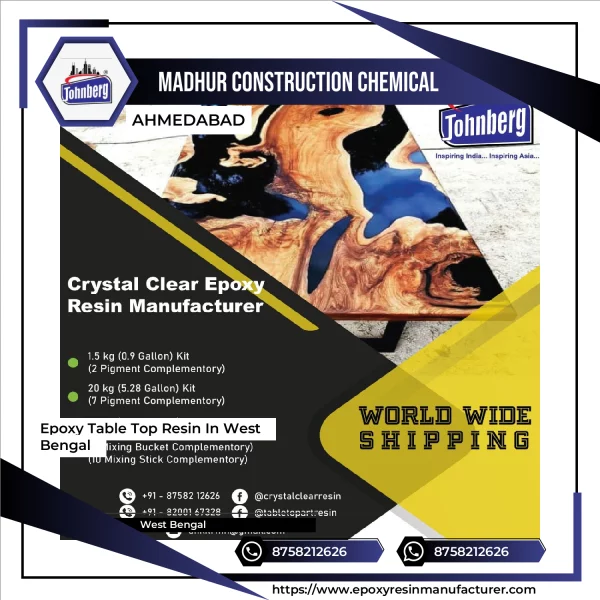 Epoxy Table Top Resin In West Bengal