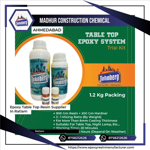 Epoxy Table Top Resin Supplier In Ratlam