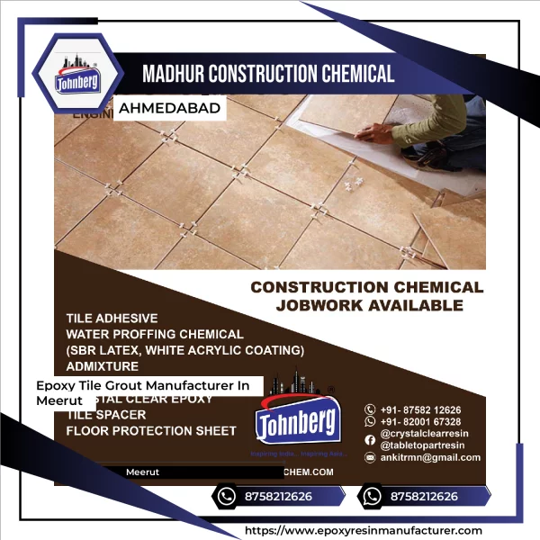 Epoxy Tile Grout Manufacturer In Meerut