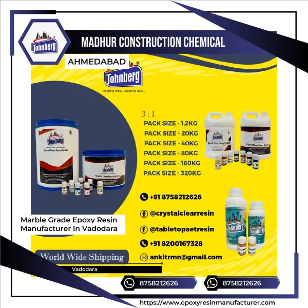 Marble Grade Epoxy Resin Manufacturer In Vadodara