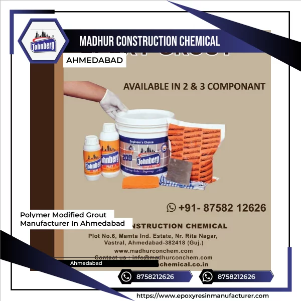 Polymer Modified Grout Manufacturer In Ahmedabad