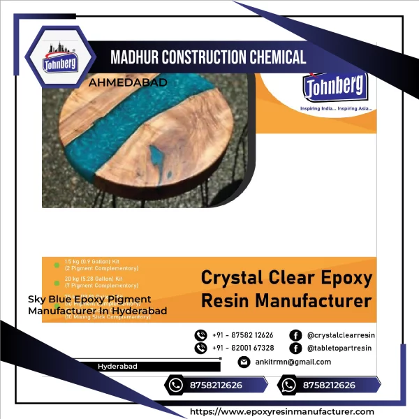 Sky Blue Epoxy Pigment Manufacturer In Hyderabad