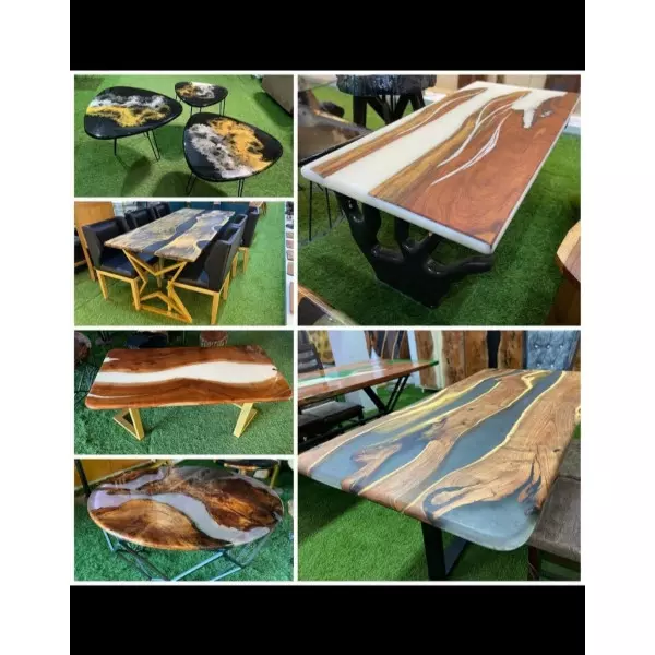 Wooden Epoxy Resin Table Top In Shimla