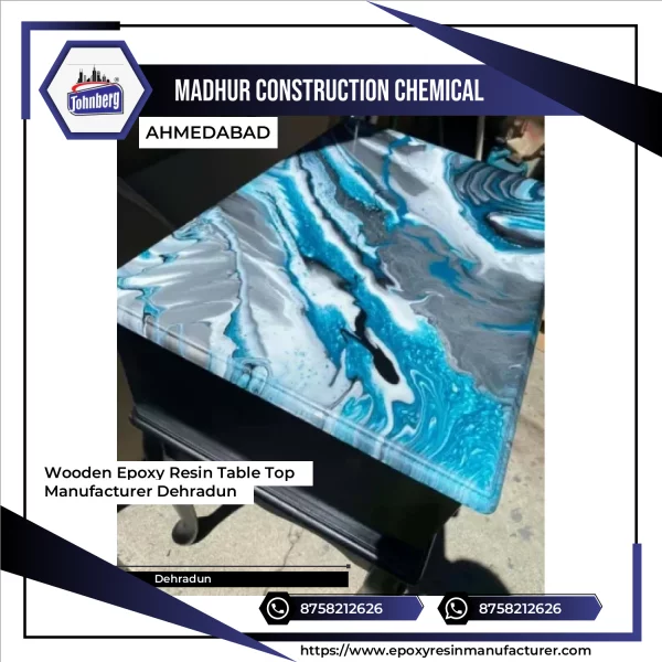 Wooden Epoxy Resin Table Top Manufacturer Dehradun