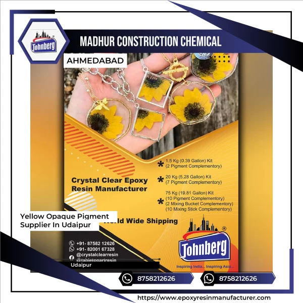 Yellow Opaque Pigment Supplier In Udaipur