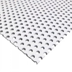 Fine Perforated Metal Sheet With Hexagonal Hole Pattern Used In Industrial Filtration