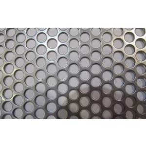 Industrial Perforated Metal Sheet With Round Holes Used In Machinery Filtration