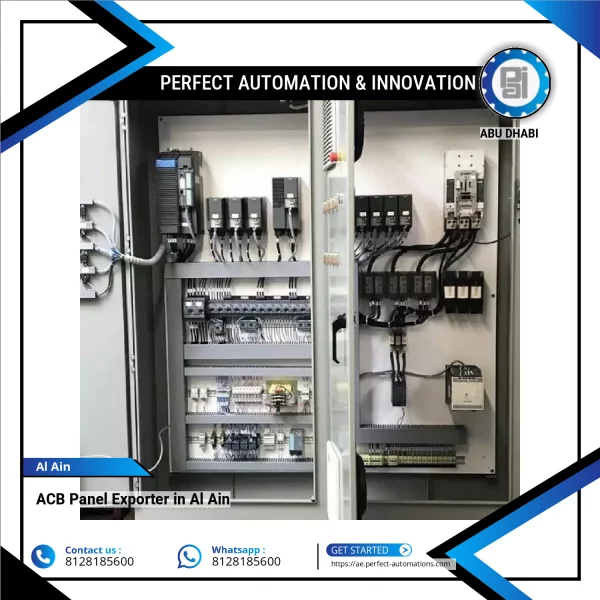 Air Circuit Breaker Panel Installed At An Industrial Site