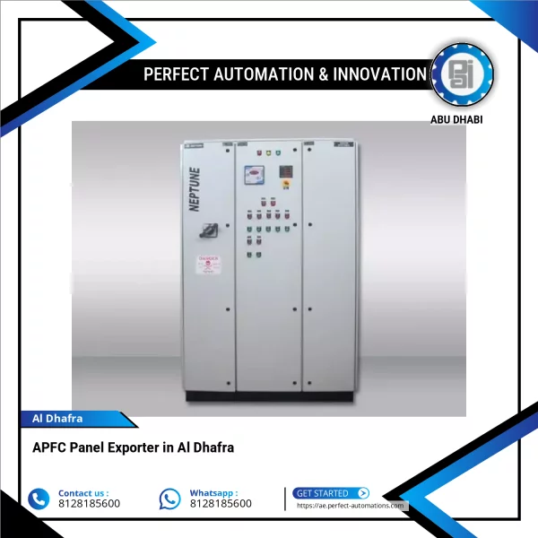 APFC Panel Installed Inside An Industrial Electrical Cabinet