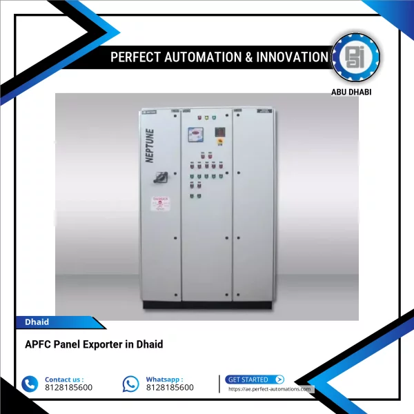 Automatic Power Factor Correction Panel Installed In An Industrial Setting