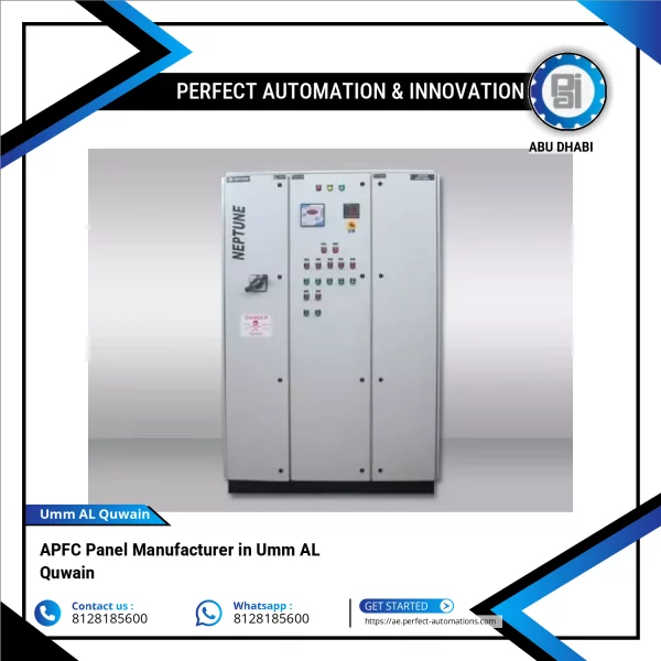 Automatic Power Factor Correction Panel Installed At Industrial Site