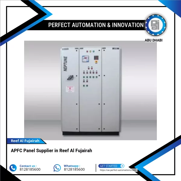Automatic Power Factor Correction Panel Installed In An Industrial Facility