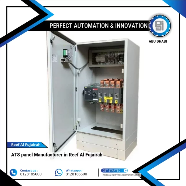 Automatic Transfer Switch Panel Installed For Industrial Power Backup