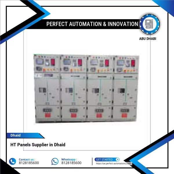 High Tension Electrical Panel Installed In Industrial Facility