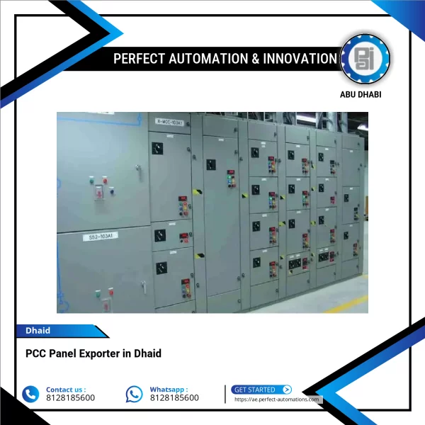 PCC Panel Installed At Industrial Site Showing Control Switches And Wiring