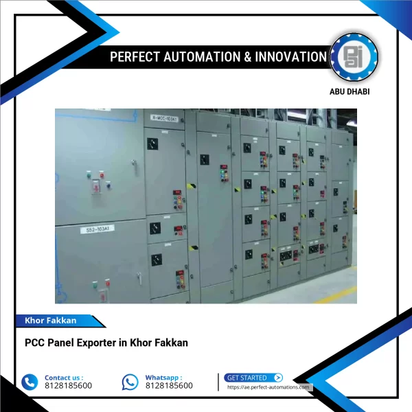 PCC Panel Installed At Industrial Site Showing Control Switches And Wiring