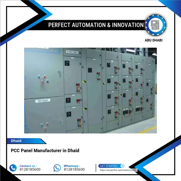 Power Control Center Panel Showing Circuit Breakers And Wiring
