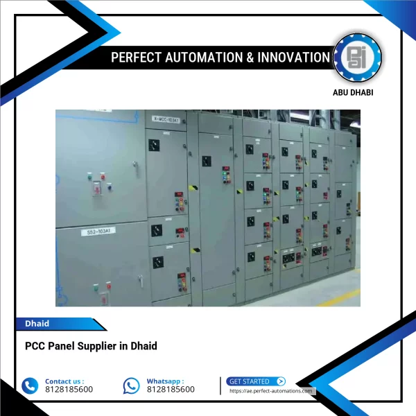 Photograph Of A Power Control Center Panel Setup Showing Electrical Wiring And Control Units