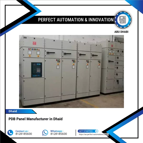 Power Distribution Board Panel Installed In Industrial Setting