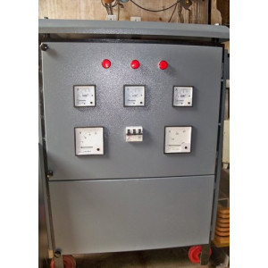 Zinc Electroplating Plant Setup Showing PVC Lined Tank And Cooling System Components