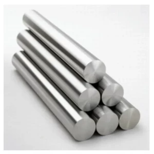 Stainless Steel Round Bar Bundle Stacked For Shipment