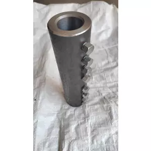 MBT Rebar Coupler Showing Threaded Mechanical Splice Between TMT Bars