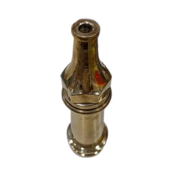 Aluminium Branch Pipe Used In Fire Safety System Showing Smooth Finish And Threaded Ends