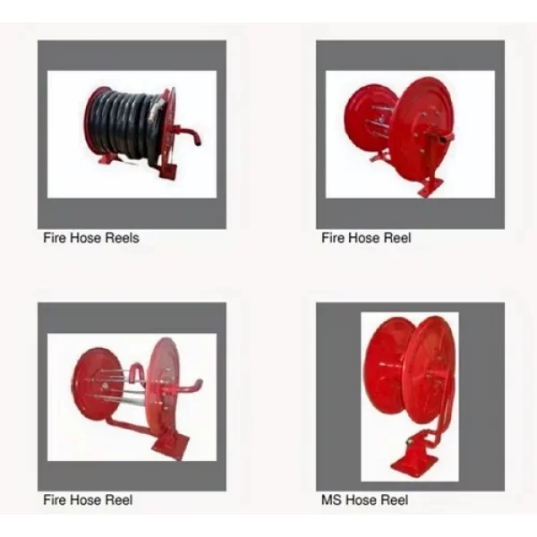 Fire Fighting Equipment Including Hose Reels And Valves Arranged In Warehouse