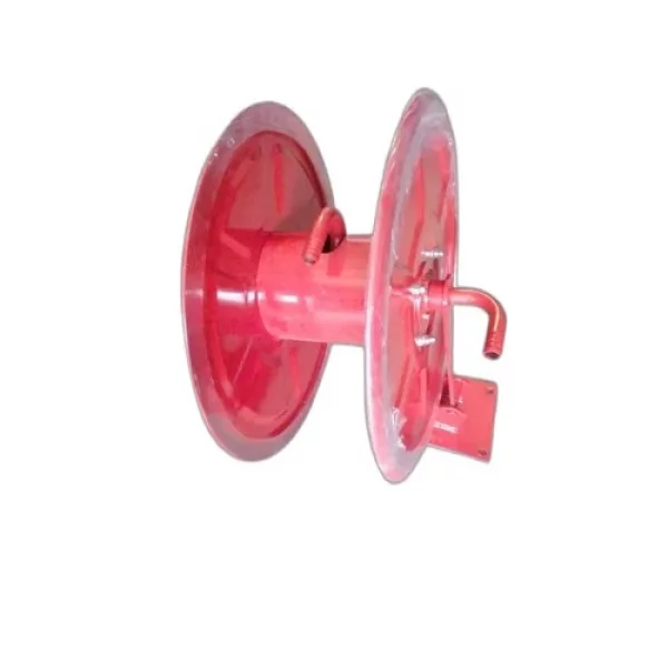 Swing Type Hose Reel Drum Mounted On Wall Showing Swivel Arm For Flexible Movement