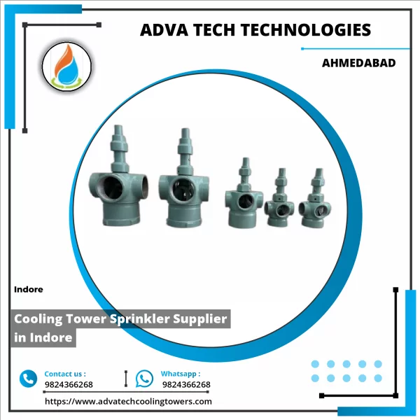 Cooling Tower Sprinkler Showing Water Spray Pattern