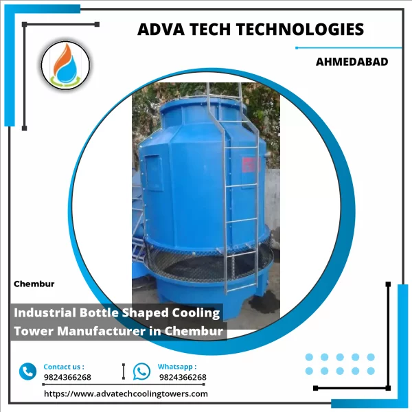 Industrial Bottle Shaped Cooling Tower Used In Factories