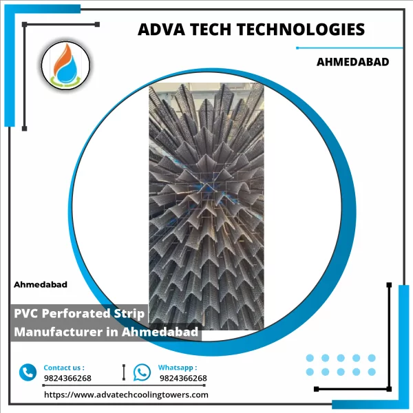 PVC Perforated Strip Used In Industrial Cooling Tower Systems