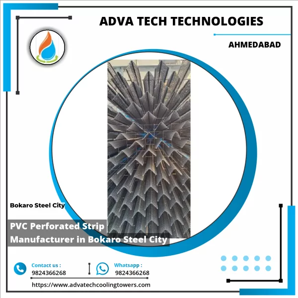 PVC Perforated Strip Used In Industrial Cooling Tower Water Distribution