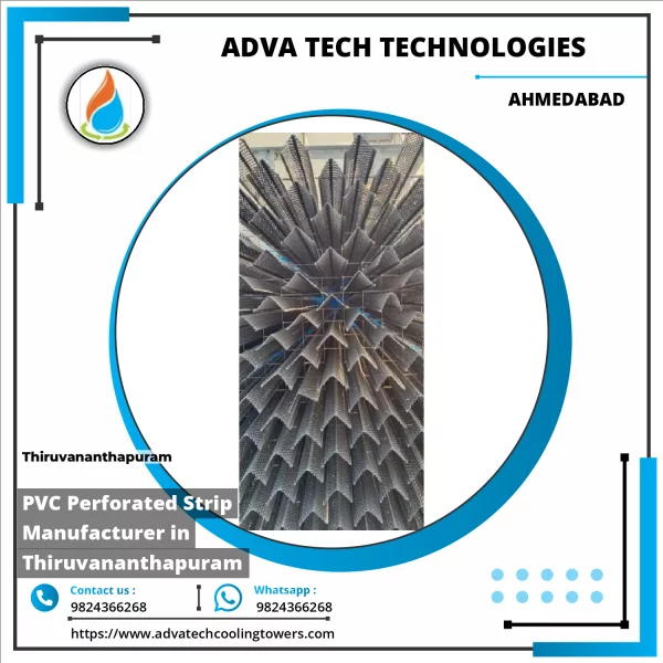PVC Perforated Strip Used In Industrial Cooling Systems