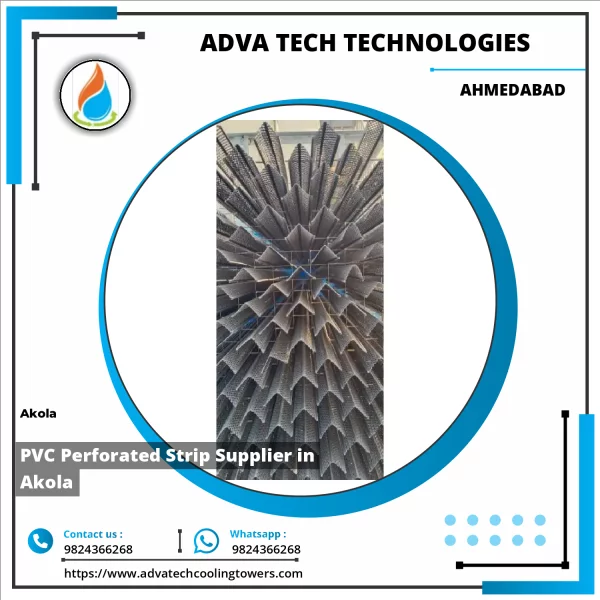 PVC Perforated Strip Used In Industrial Cooling Tower System