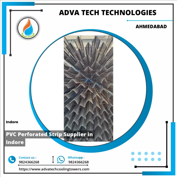 PVC Perforated Strip Used In Industrial Cooling Systems