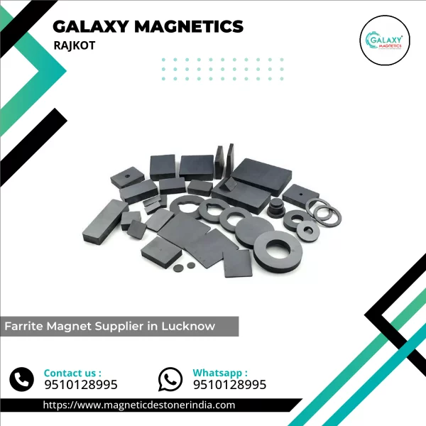 Ferrite Magnet Showing Rectangular Block With Smooth Surface Used In Industrial Separation