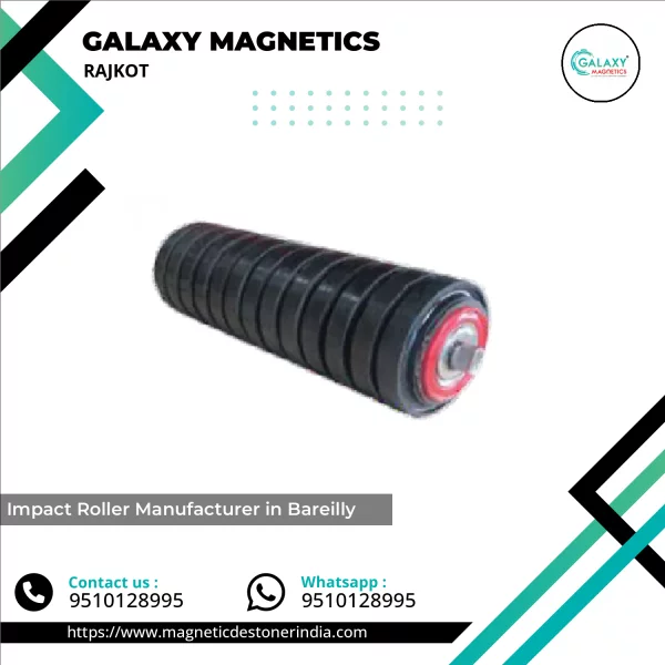 Heavy-duty Impact Roller Installed On Conveyor System
