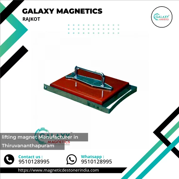 Industrial Lifting Magnet Holding Metal Sheet In Factory